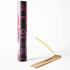 Earth Elements Wellness CROWN SAHASRARA ( Blue Lotus & Lavender ) 30 Incense Sticks w/ Holder