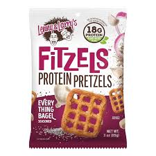 Lenny & Larry's Fitzels Protein Pretzels (Everything bagels)