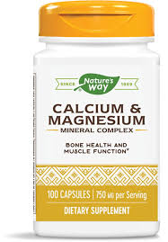 Nature's Way Calcium & Magnesium Mineral Complex (750mg, 100 Caps)