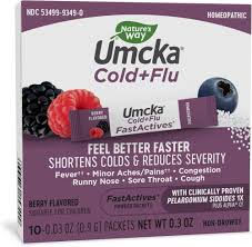Nature's Way Umcka Cold + Flu (10 0.03 Packets) Berry Flavored