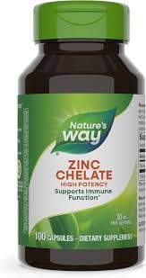 Nature's Way Zinc Chelate (30mg, 100 Caps)