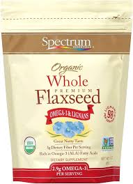 SPECTRUM Organic Whole Premium Flaxseed 15oz