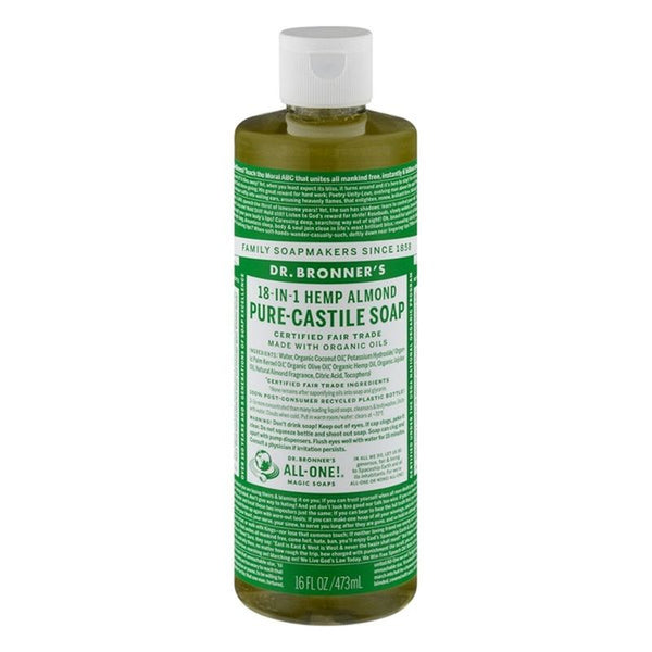Pure Castile Soap Almond 16 fl oz