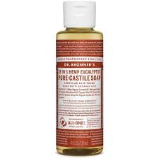 Dr Bronners Castile Liquid Soap Hemp Eucalyptus 4oz