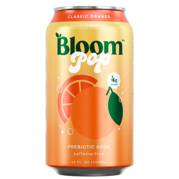 Bloom Pop Prebiotic Soda- CLASSIC ORANGE 12oz