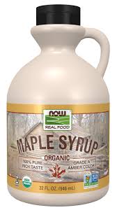 NOW Maple Syrup Organic Amber (32 fl oz)