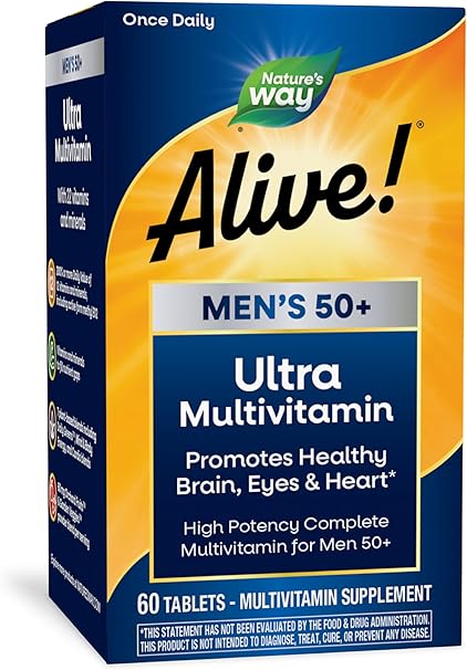 Alive Men's 50+Ultra Multivitamin