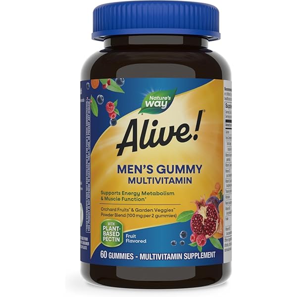 Alive Men's Gummy Multivitamin w/ Superfood Antioxidants