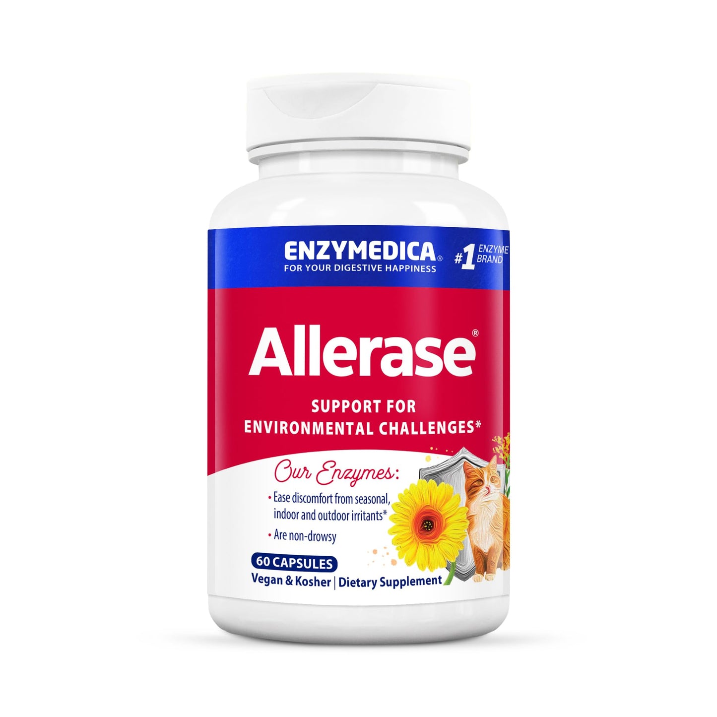 ENZYMEDICA Allerase (60 Capsules)