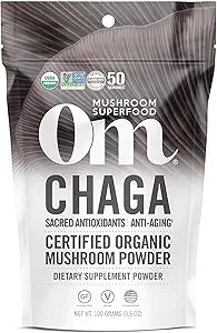OM Chaga Mushroom Powder (50 Servings)