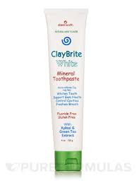 ClayBrite White Mineral Toothpaste 4 oz