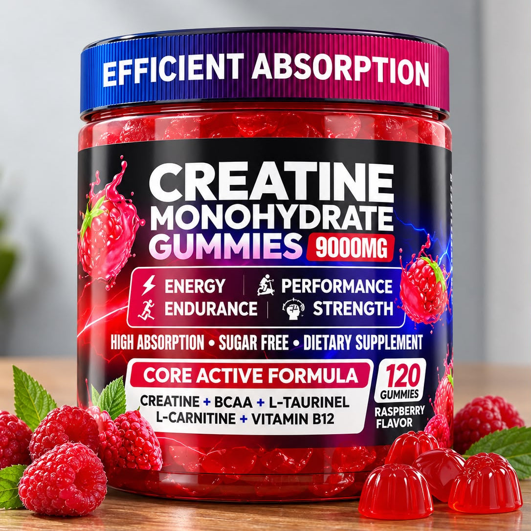Creatine Monohydrate Gummies (men&women)- 120ct