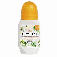 Crystal Mineral Deodorant roll-on (chamomile & green tea)