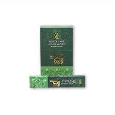 DIVINE SOUL Incense Holy Sticks (White Sage + Palo Santo)