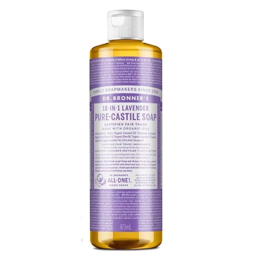 Dr. Bronner's 18 in 1 Pure Castile Magic Soap (Lavender) 16oz