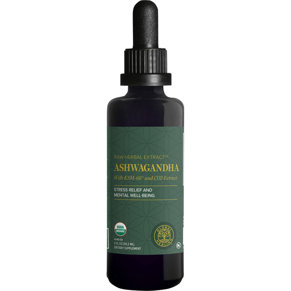 GLOBAL HEALING Ashwagandha Liquid 2 oz