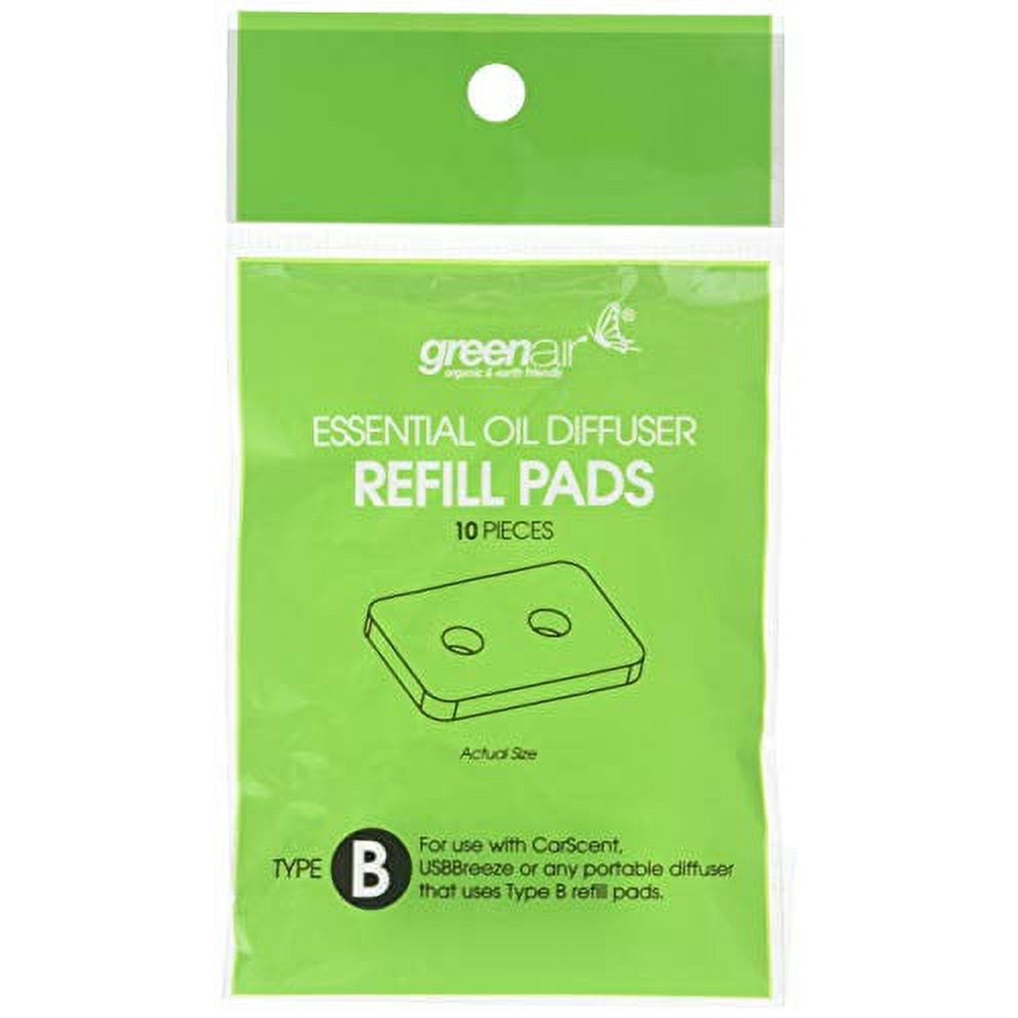 Green Air ESSENTIAL OIL REFILL PADS