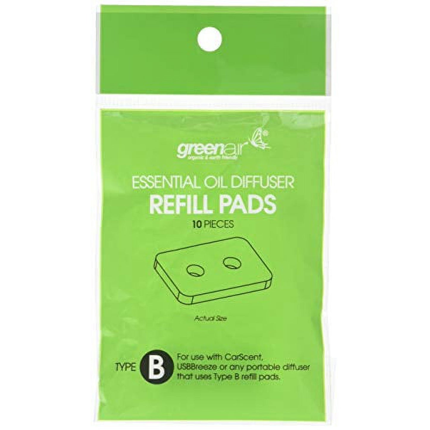 Green Air ESSENTIAL OIL REFILL PADS