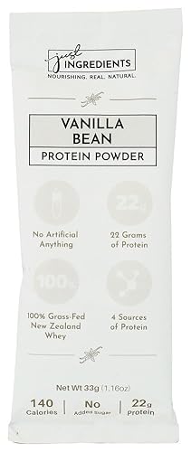 Just Ingredient Vanilla Bean Whey+Plant Protein Sachet 1.17oz