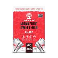 Lakanto Monkfruit Sweetener Classic (30 Packets)