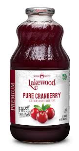 Lakewood Pure Cranberry Juice 1QT