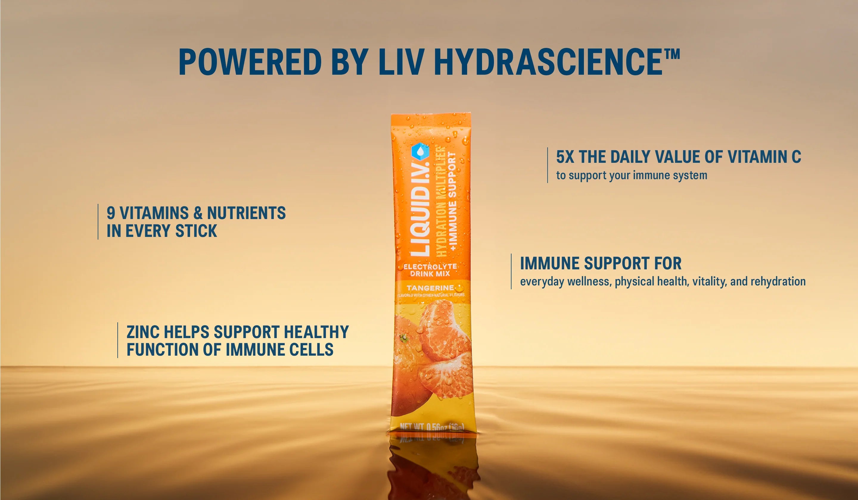 Liquid Iv Hydration Multiplier (Tangerine) 0.56oz