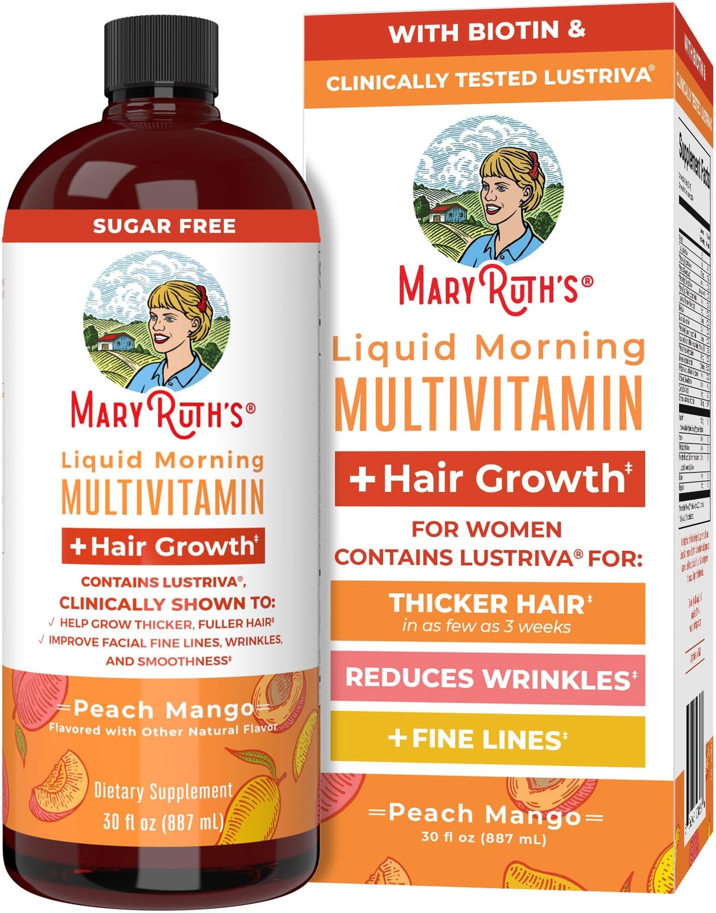 Mary Ruth Liquid Multi + Hair Growth 30 fl oz