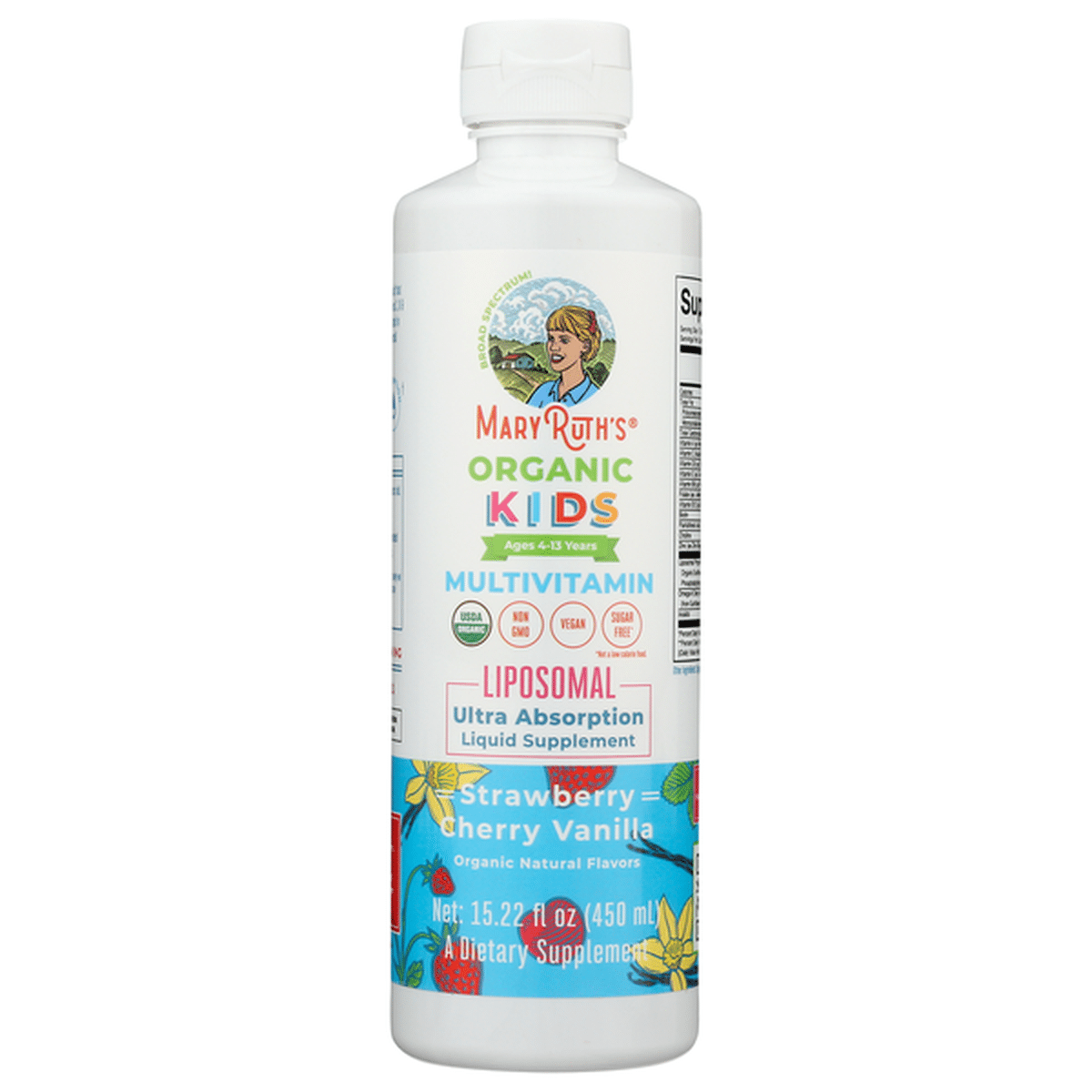 Mary Ruth's Kids Multivitamin Liposomal Cherry 15.22 oz