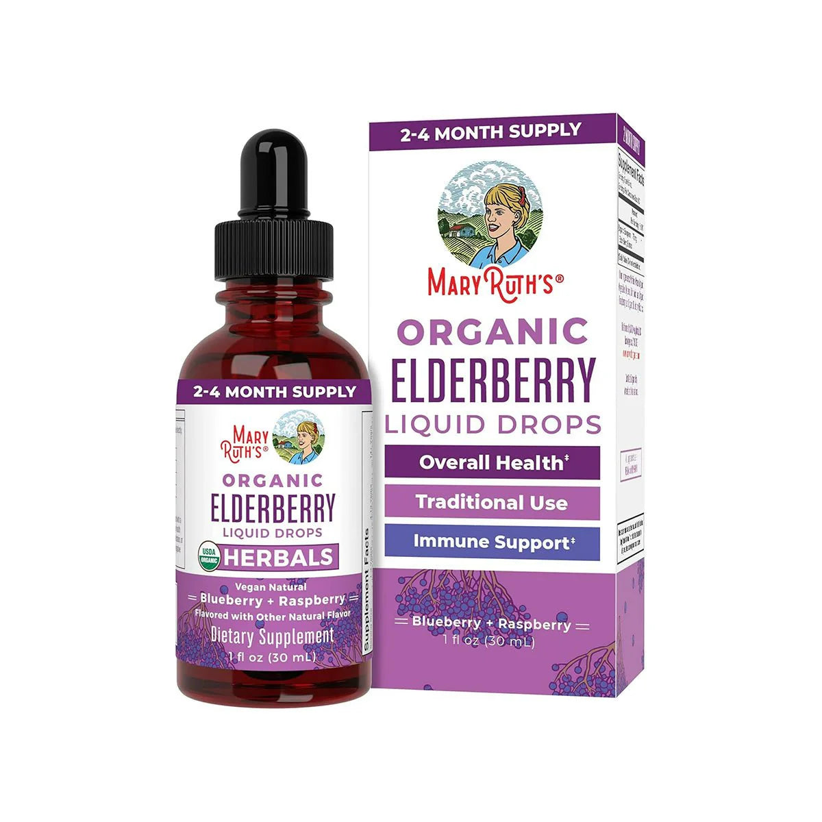 Mary Ruth's Organic Elderberry 1 fl oz