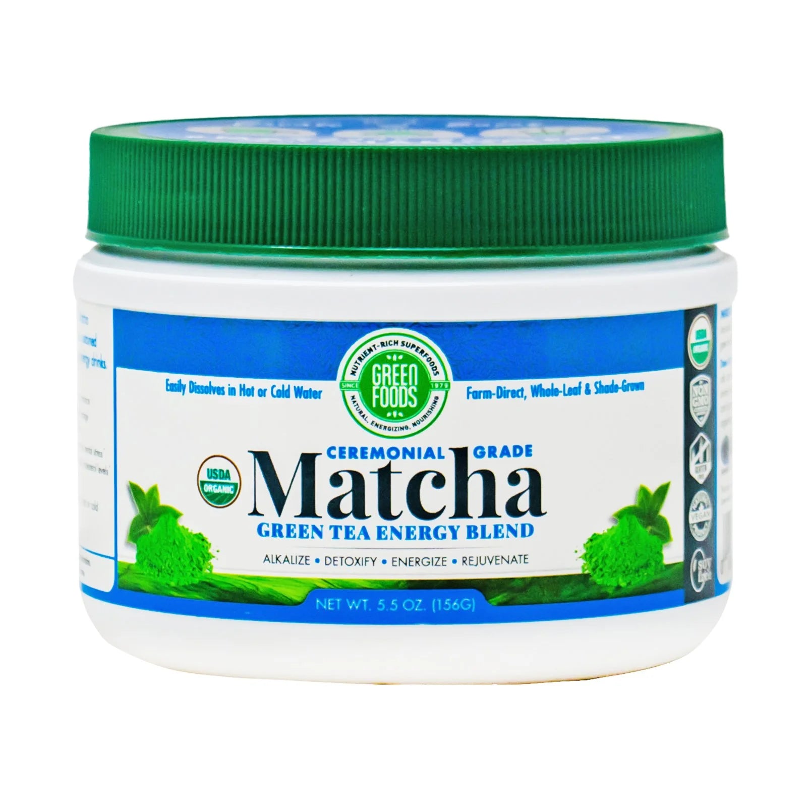 GREEN FOODS Matcha Green Tea Powder 5.5 OZ