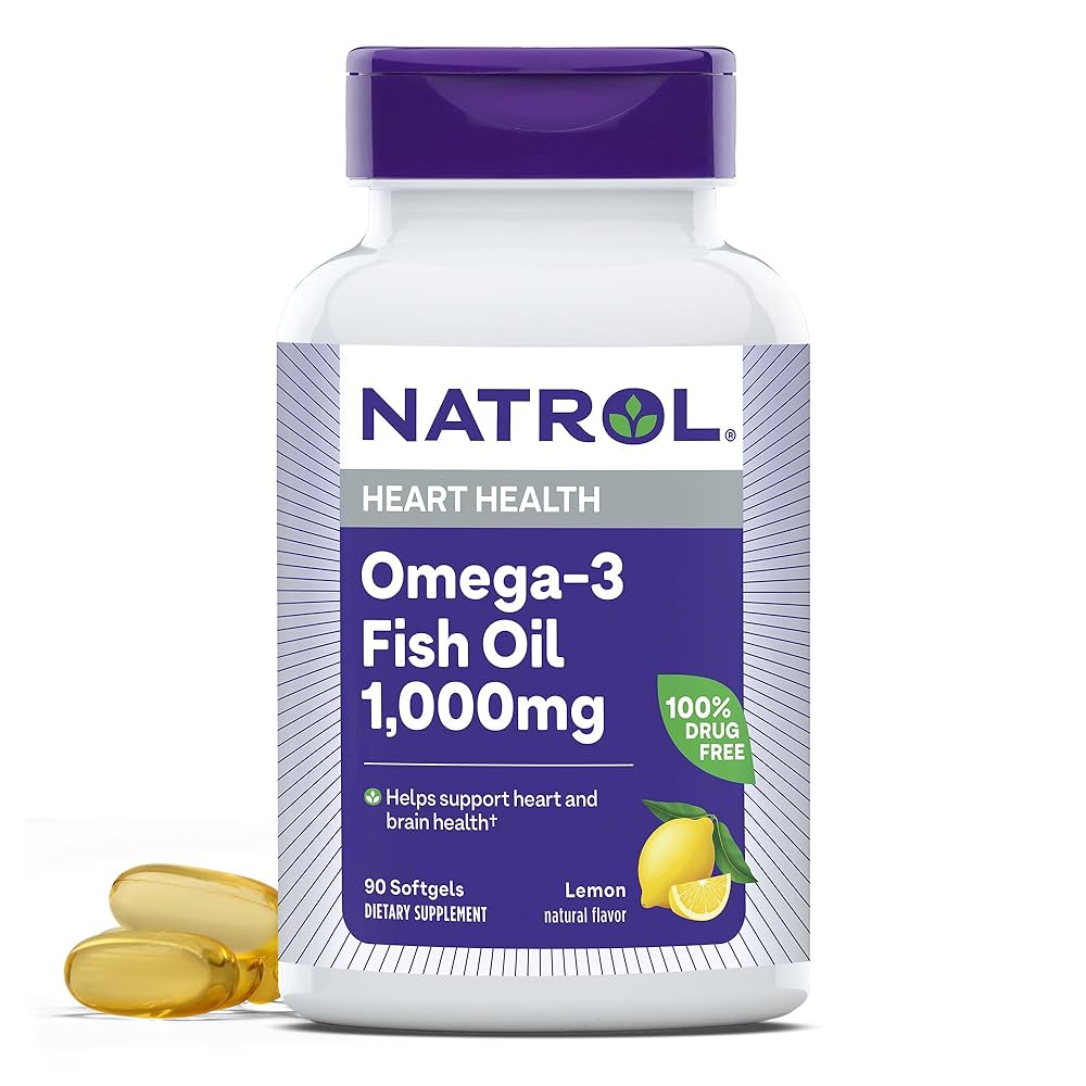 NATROL Omega 3 Fish Oil 1000 mg (80 Softgels)