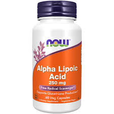 NOW Alpha Lipoic Acid 250mg/60 V Caps