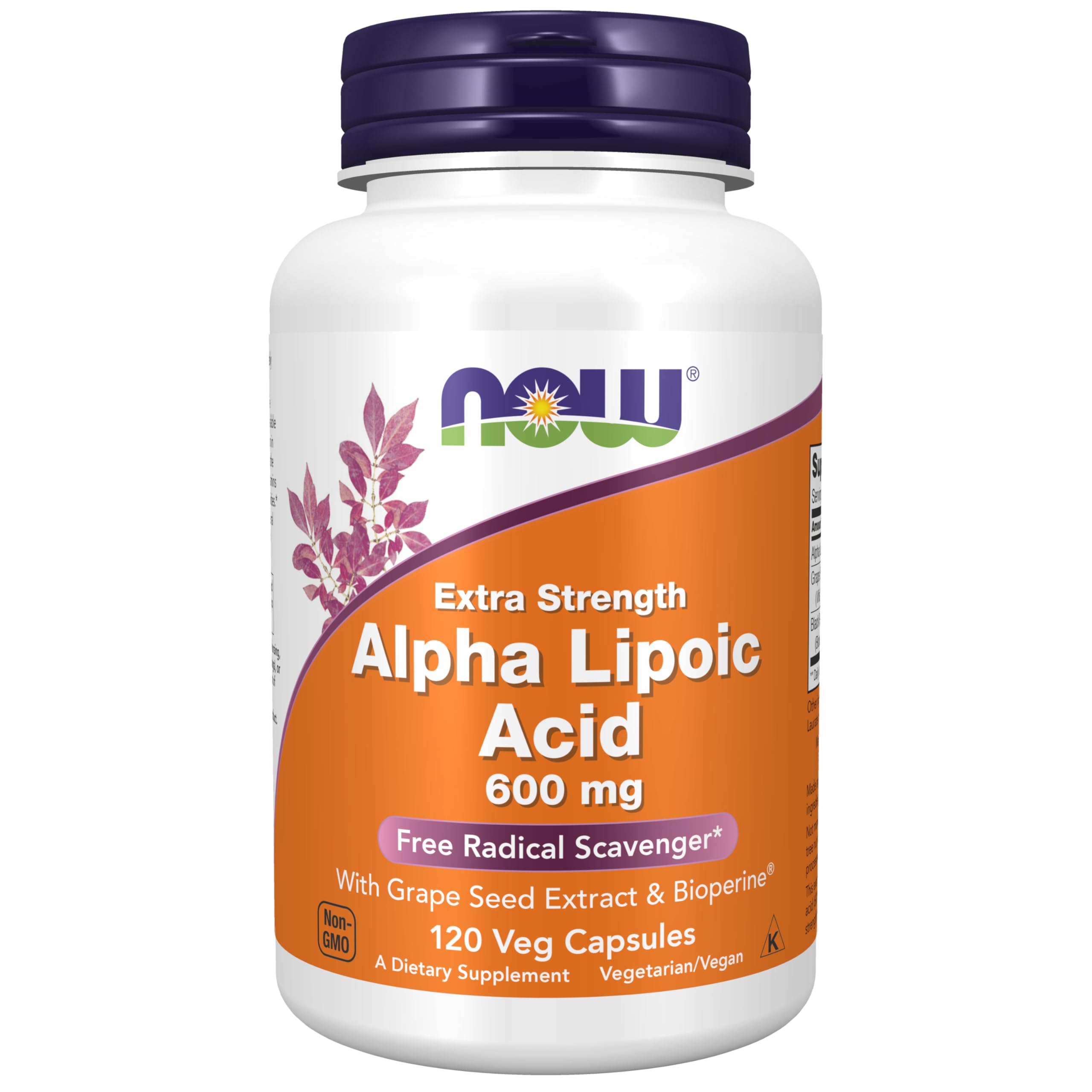 NOW Alpha Lipoic Acid 600MG 60 Vcaps