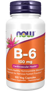 NOW B-6 (100mg, 100 V Caps)