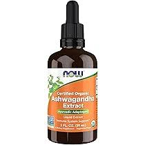 NOW Certified Organic Ashwagandha Extract 2FL. Oz