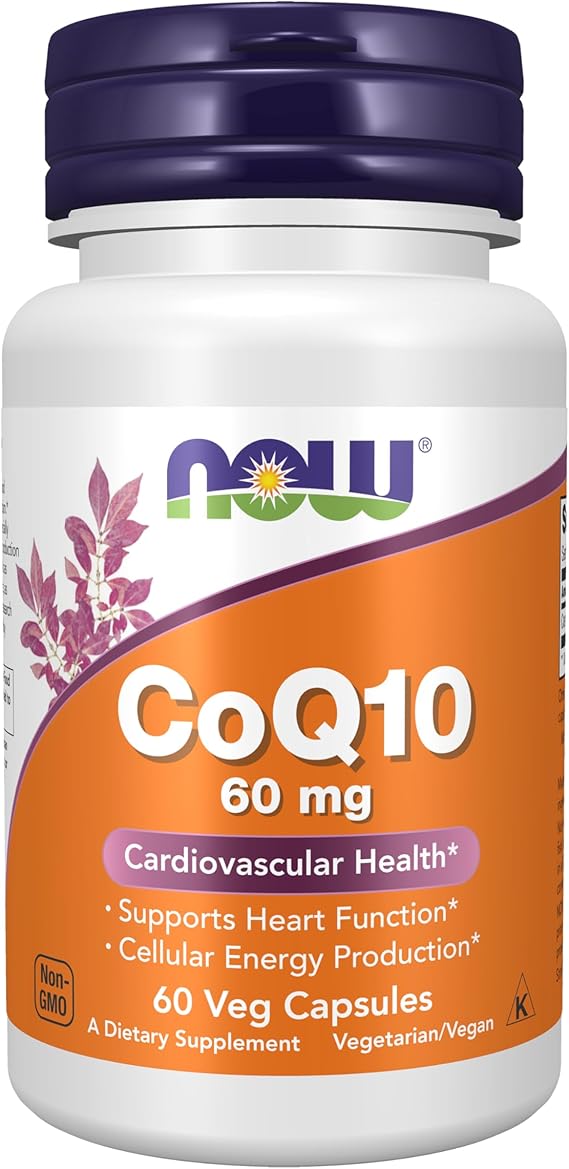 NOW CoQ10 60mg (60 Capsules)