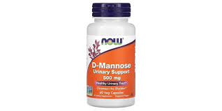 NOW D-Mannose Urinary Support 500mg (60 V Caps)