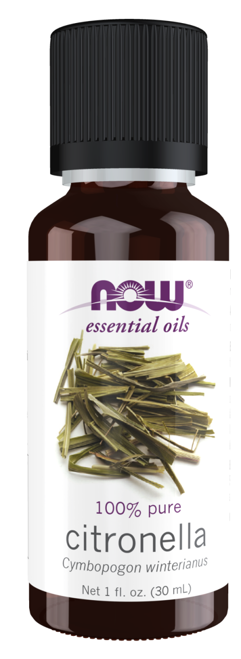 NOW  Essential Oils 100% Pure CITRONELLA 1FL. oz/30ml