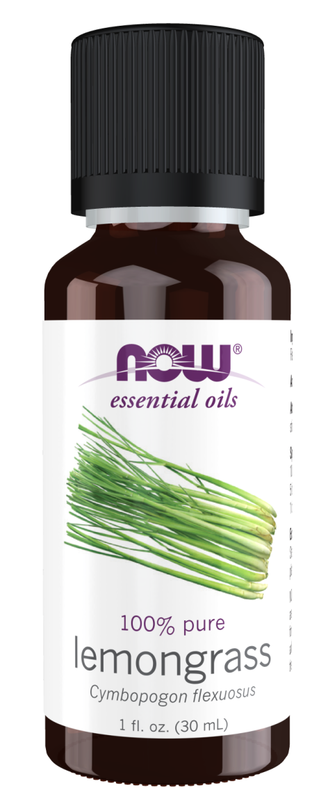NOW  Essential Oils 100% Pure  LEMONGRASS 1FL. oz/30ml