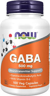 NOW GABA 500mg (100 V Caps)