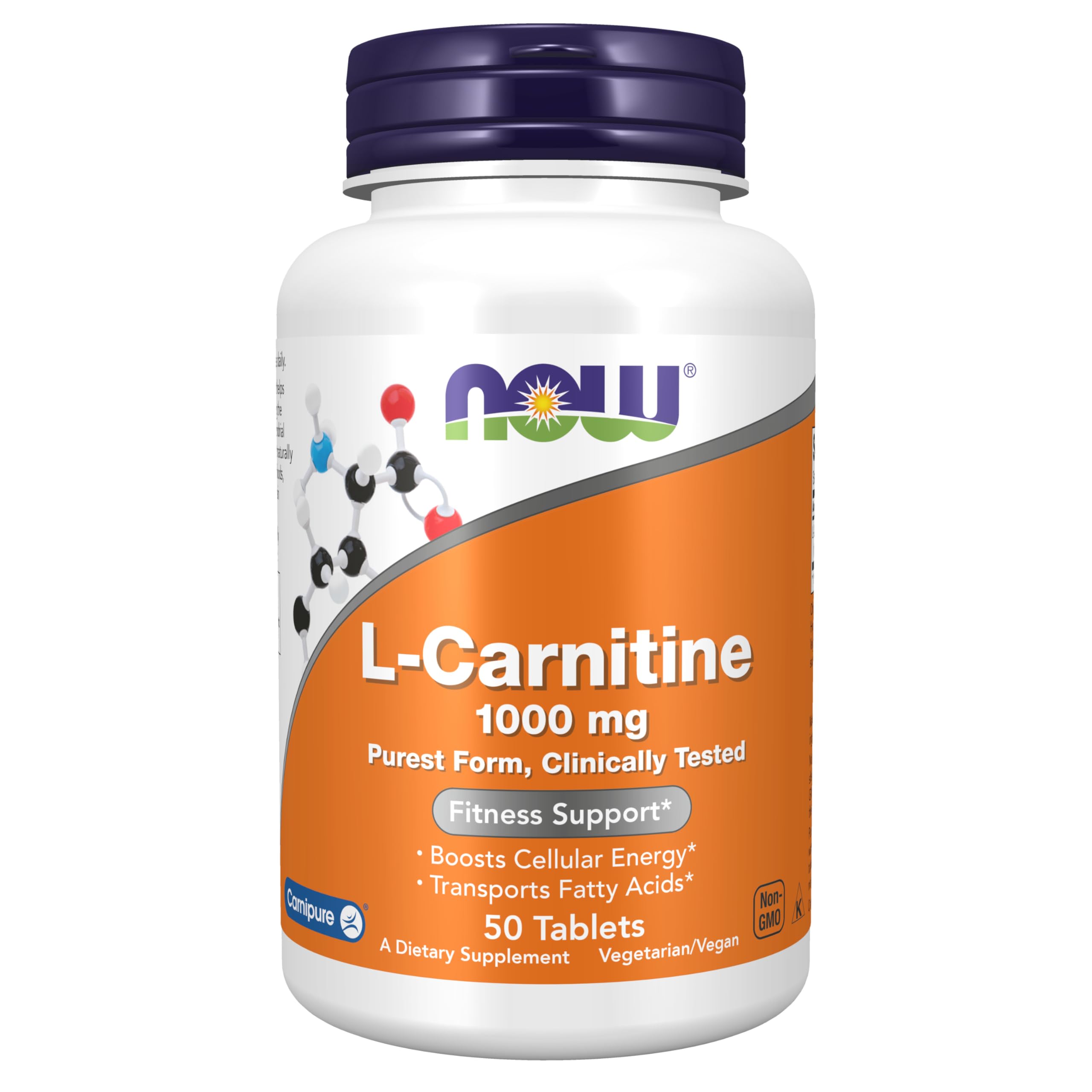 NOW L-Carnitine 1000mg (50 Tablets)