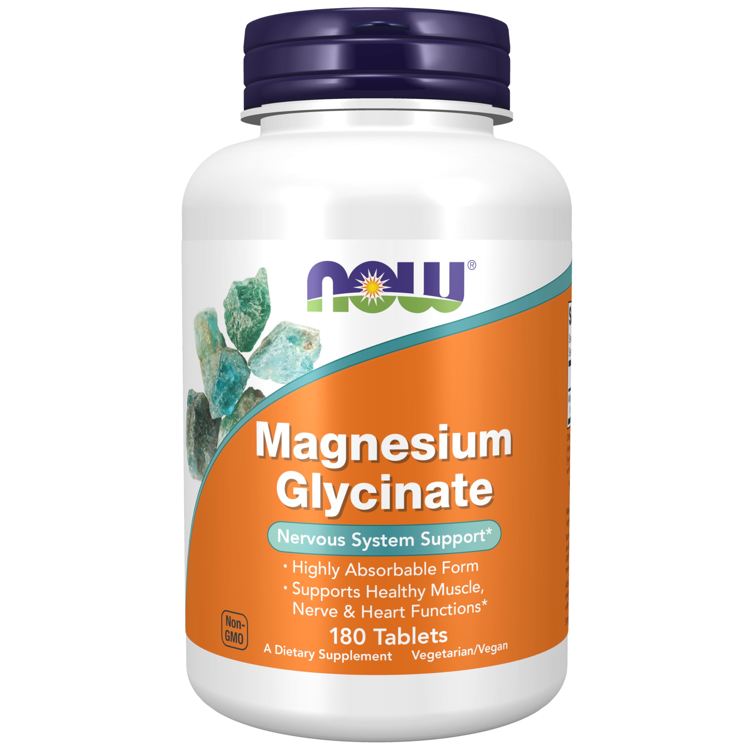 NOW Magnesium Glycinate 60 Vcaps