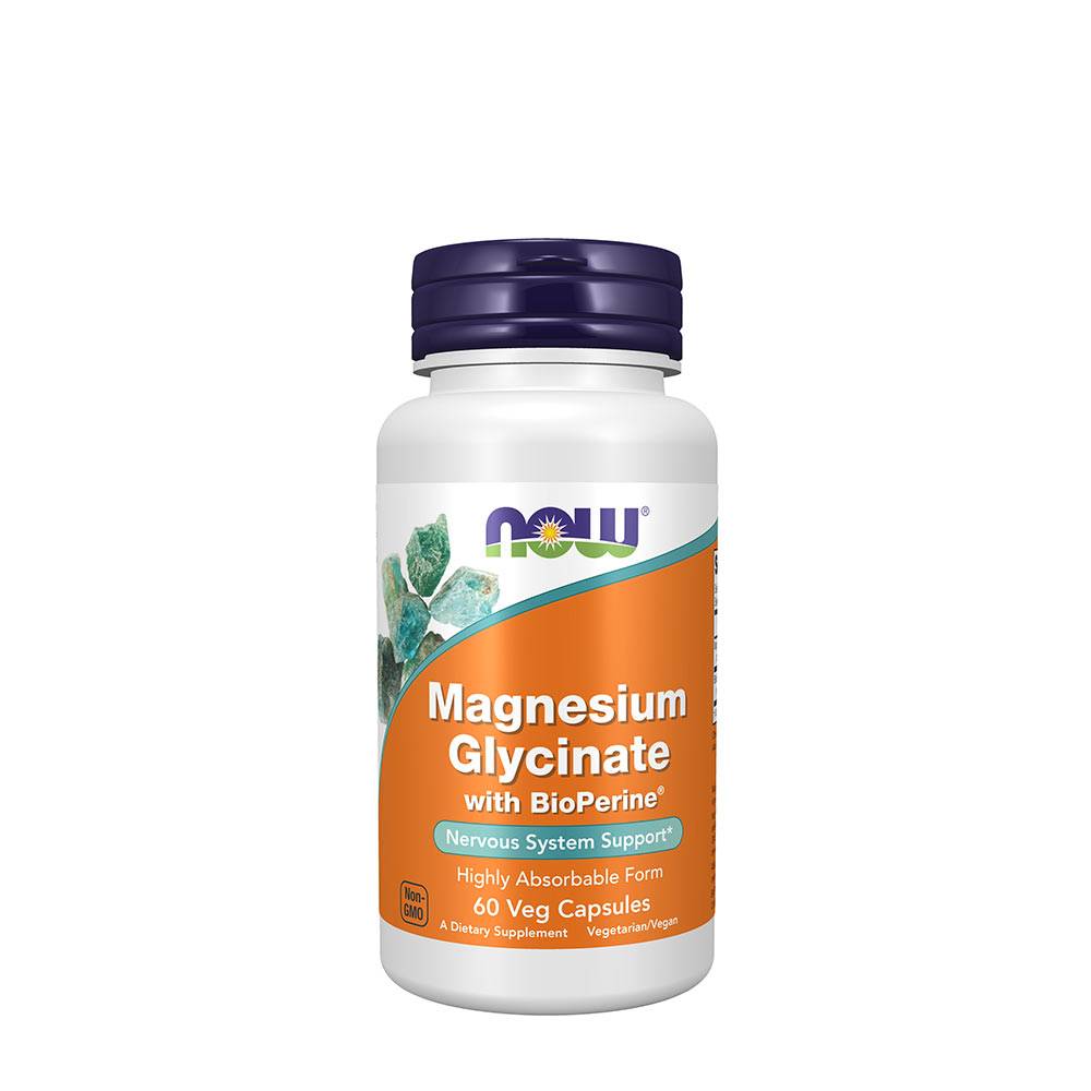 NOW Magnesium Glycinate & Bioperine