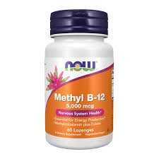 NOW Methyl B-12 5,000mcg (60 Lozenges)
