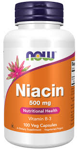 NOW Niacin 500mg (100 VCaps)