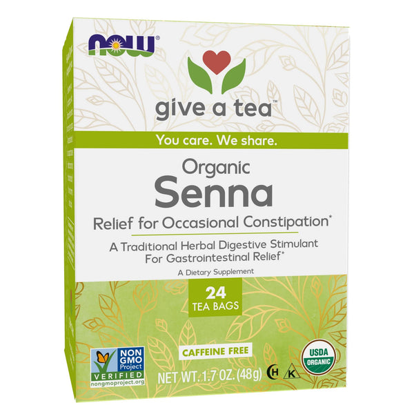 NOW Organic Senna Tea Bags