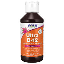 NOW Ultra B-12 (4 fl oz, 5000mcg)