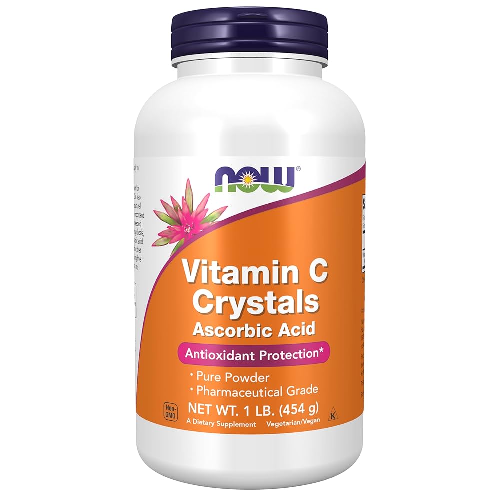 NOW Vitamin C Crystals Powder 1 lb