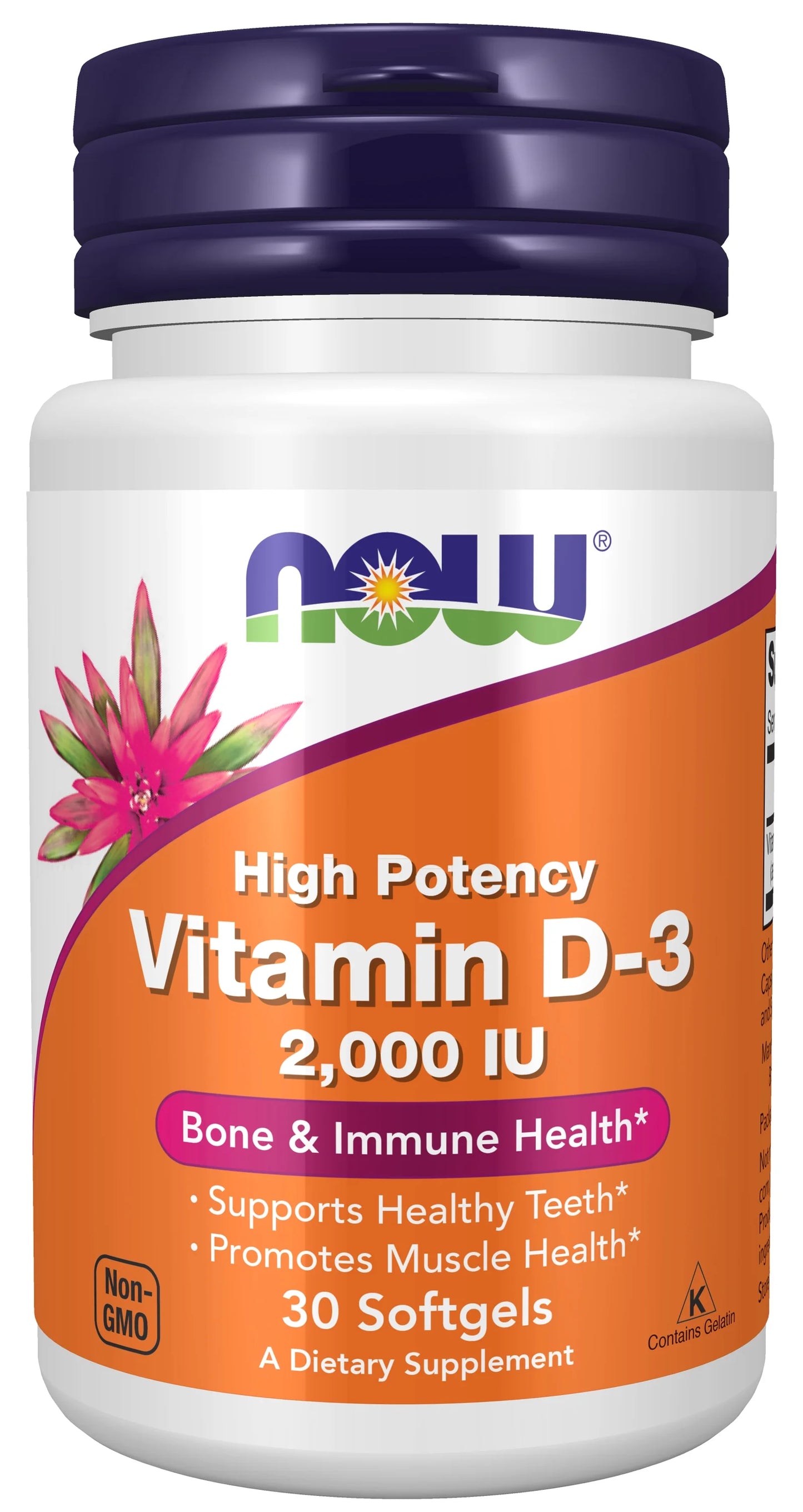NOW Vitamin D-3 2000 iu