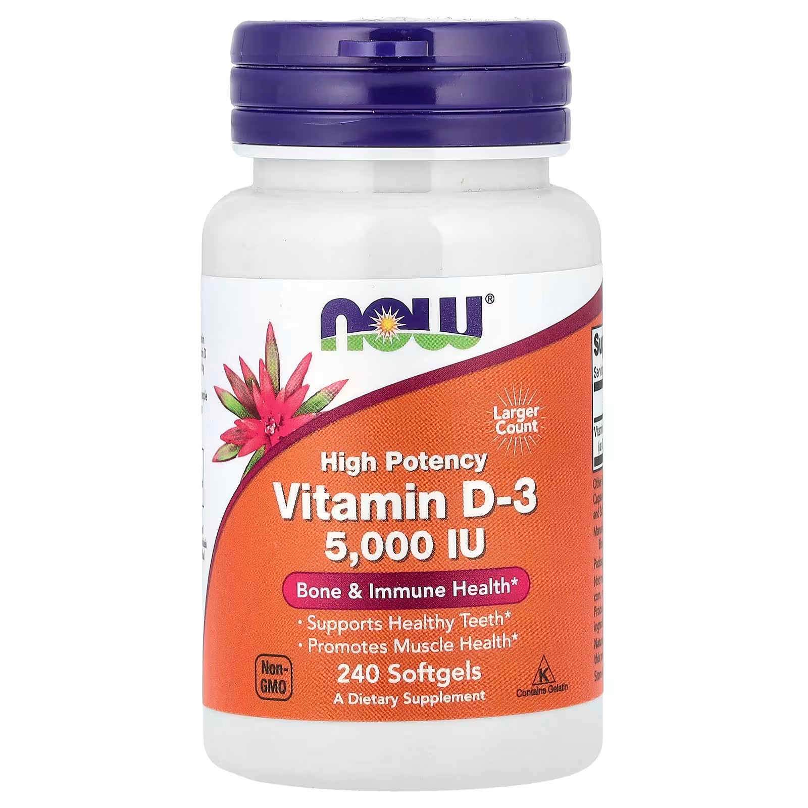 NOW Vitamin D-3 5,000 iu